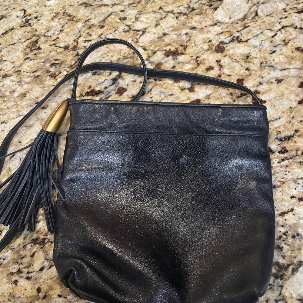 Sharif Vintage navy Shoulder/Cross Body Purse - Picture 2 of 5